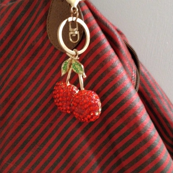 Rare Gucci Tote XL Shoulder Bag Brown Red Striped Vintage Limited Edition Glam - Picture 11 of 15